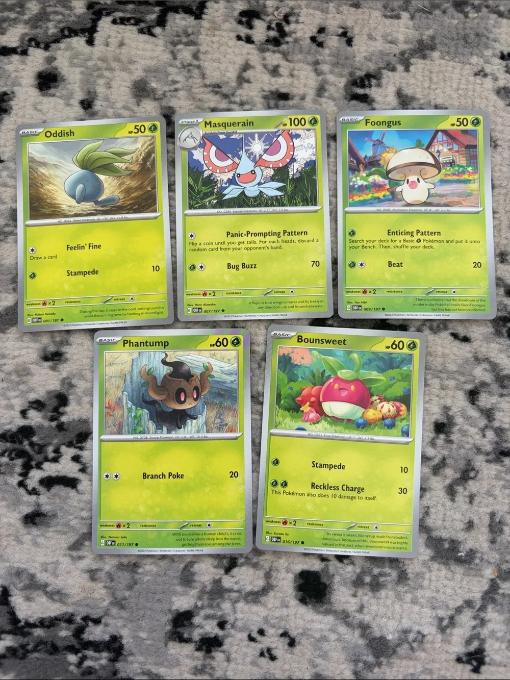 Pokemon Obsidian Flames Binder Builder Lot 38 Unique Cards No Duplicates